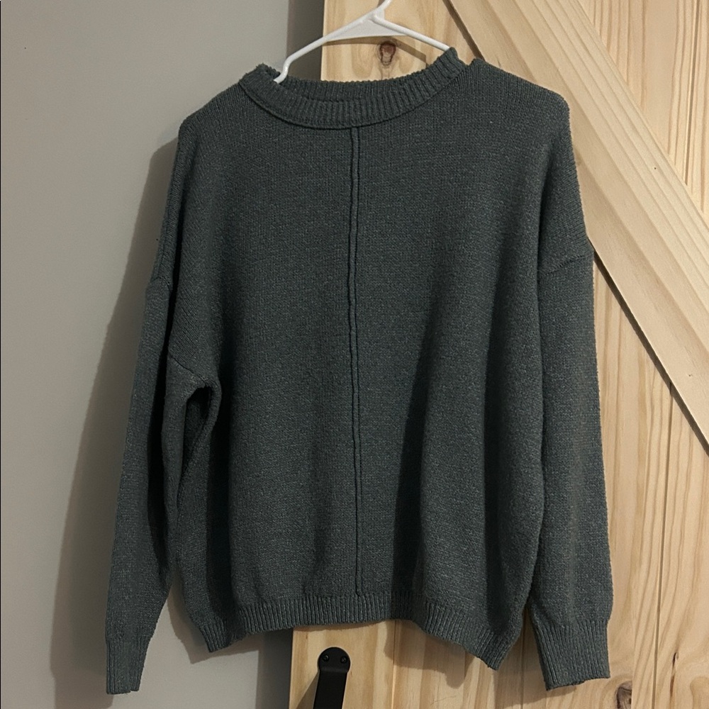 SHEIN Charcoal Crew Neck Sweater